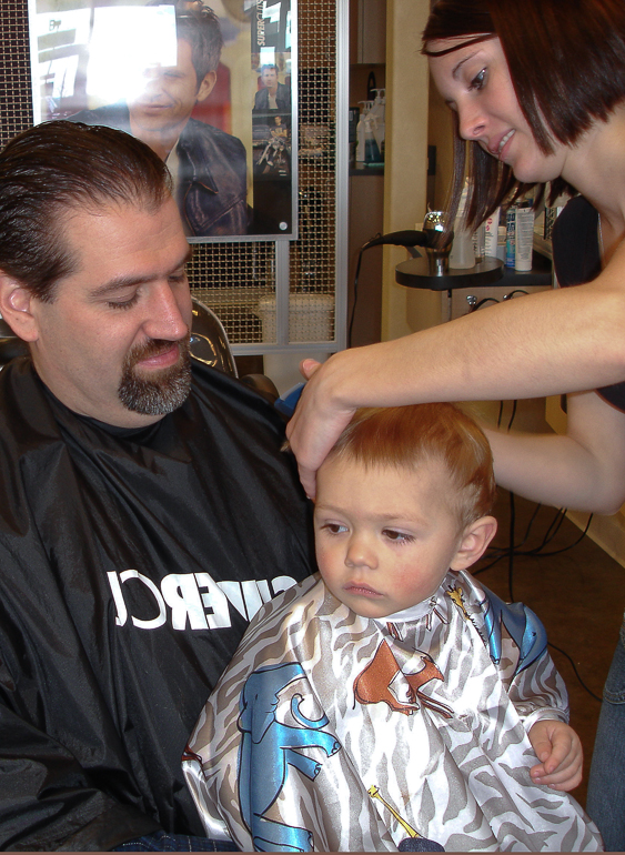 First Haircut: Dave & Grant Kish