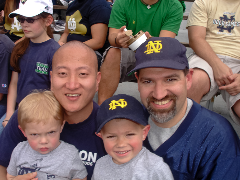 David, Jordan Grant & Dave Kish, Notre Dame Stadium