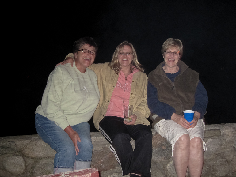Sandy Parks, Darcy Fisher, Dian Crites, Torch Lake