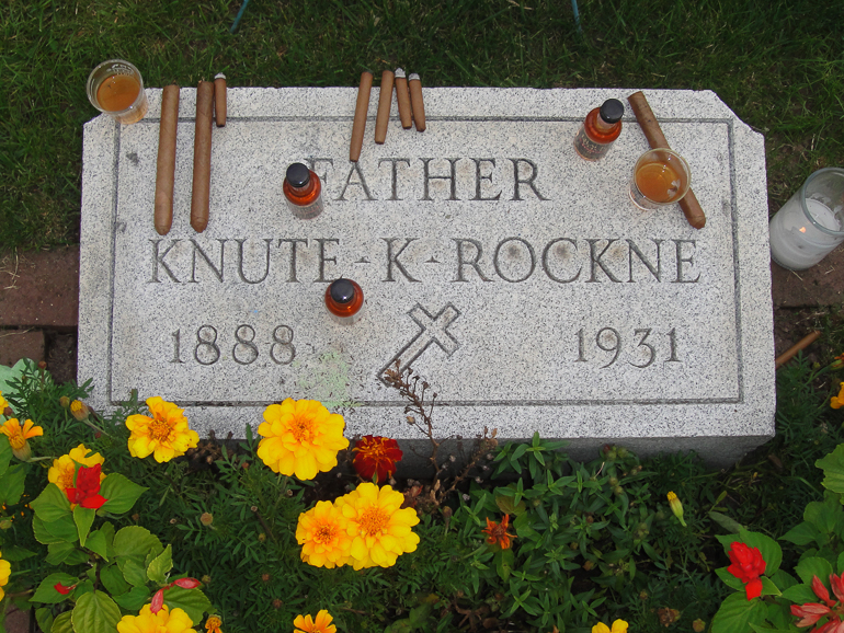 Knute Rockne's Grave