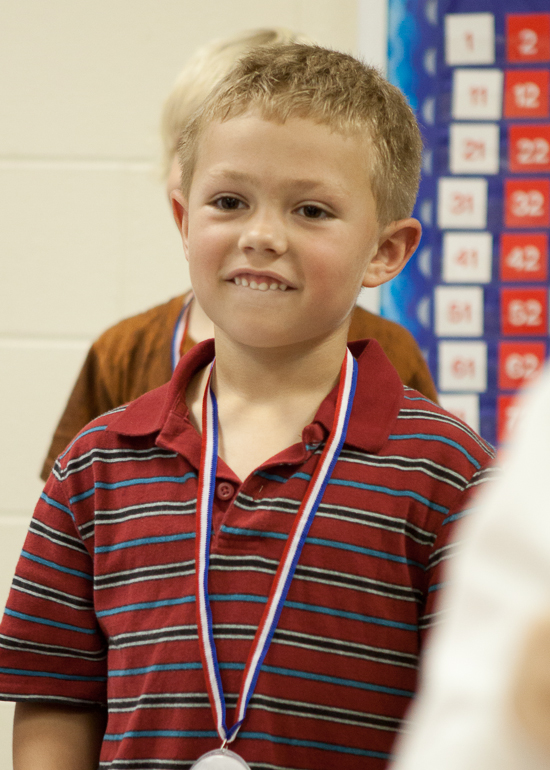 Grant Kish at 1st Grade Graduation