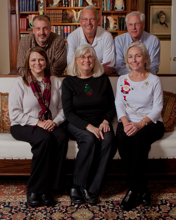 Back Row: Joe, Dan & Bill Gibson. Front Row: Kristi, Becky & Terri Leigh Gibson