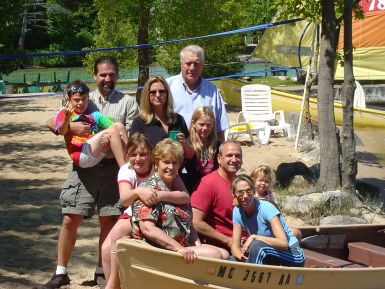 Torch Lake: Matthew Kish, Dave Kish, Sydney Fisher, Darcy Fisher, Dian Crites, Bob Crites, Brittany Baehr, Dennis Kish, Ellen Kish, Gabriella Kish