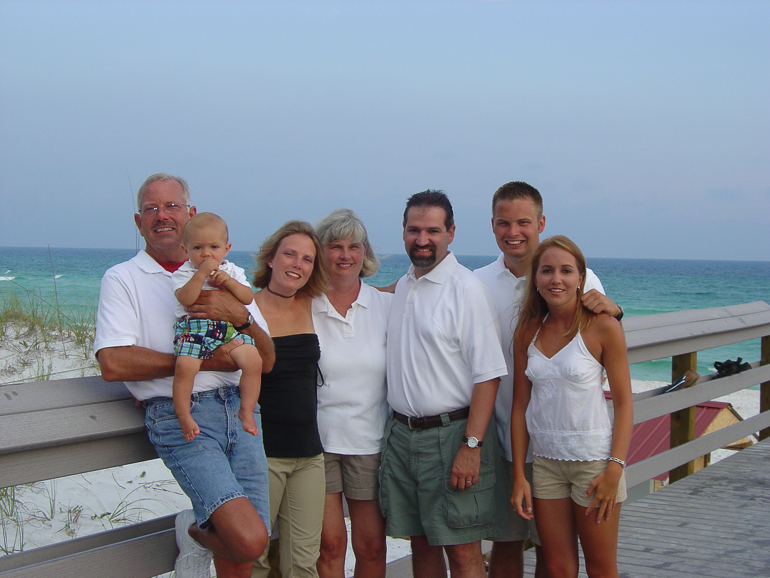 Dan Gibson, Grant Kish, Leigh Kish, Becky Gibson, Dave Kish, Jay Gibson, Gina