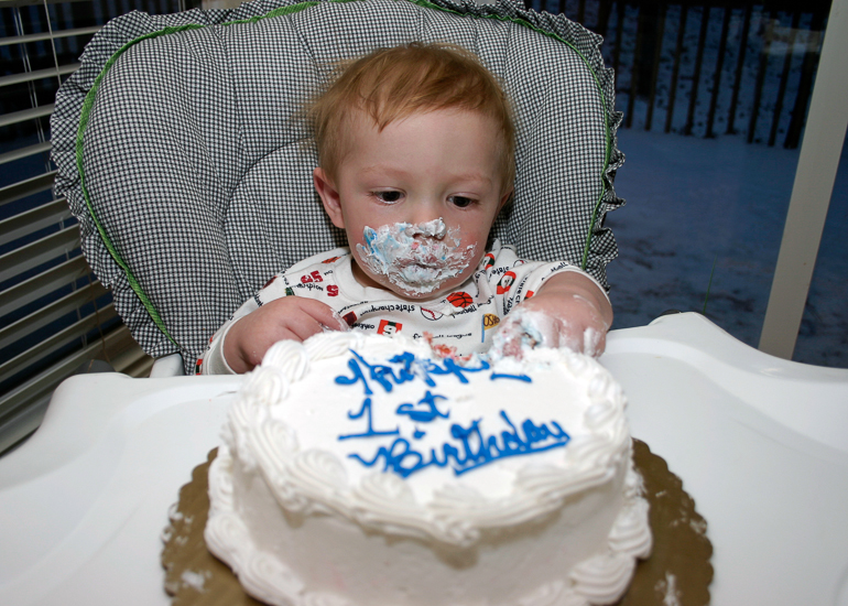 David Kish's first birthday