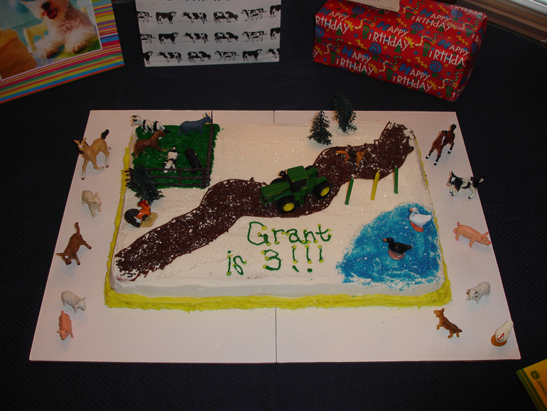 Grant Kish's 3rd Birthday Cake