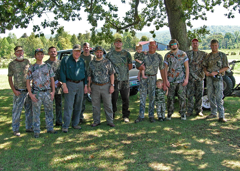 Bob, John Daniel, & Bubba Simpson, Bob Crites, Joel Simpson, Dave Kish, Kyle Kimsey, David Kish, Dan Gibson, Grant Kish, Spencer Whitfield, Joe & Jay Gibson