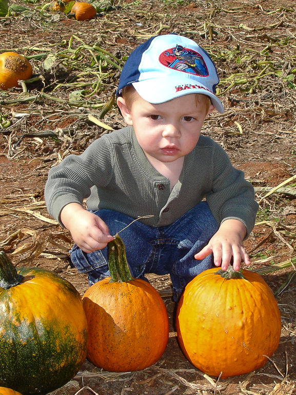 David Kish at the Pumpkin Patch, Hayden, AL