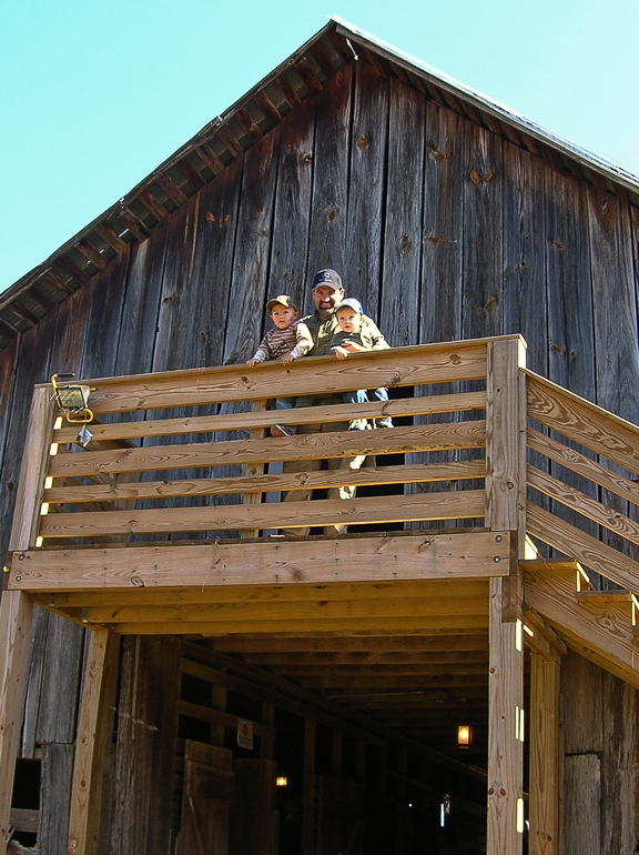 Grant, Dave & David Kish at the Pumpkin Patch, Hayden, AL