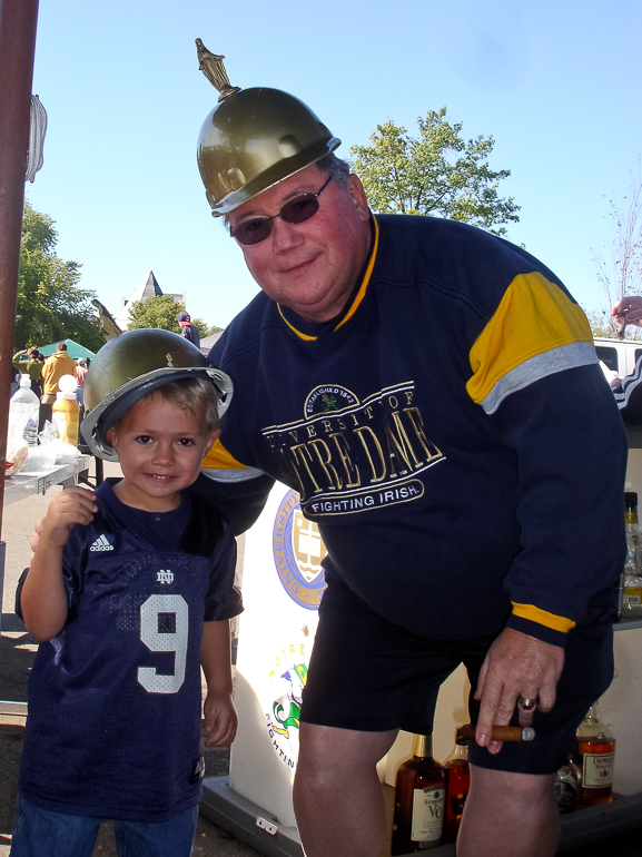 Grant Kish & Mike Kasalo, Notre Dame campus