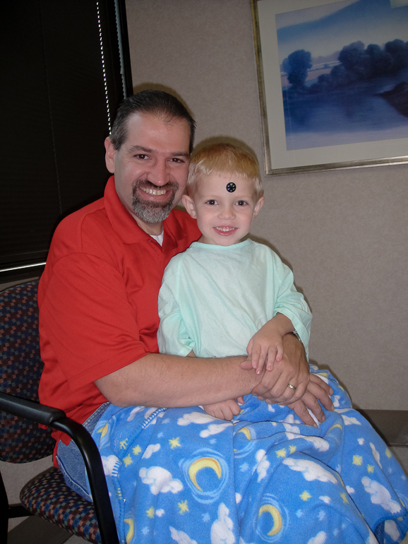 David's Adenoidectomy:  Dave & David Kish