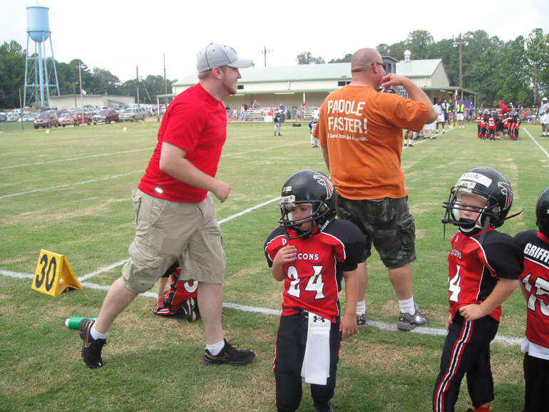 Grant Kis's first football game ( no.24)