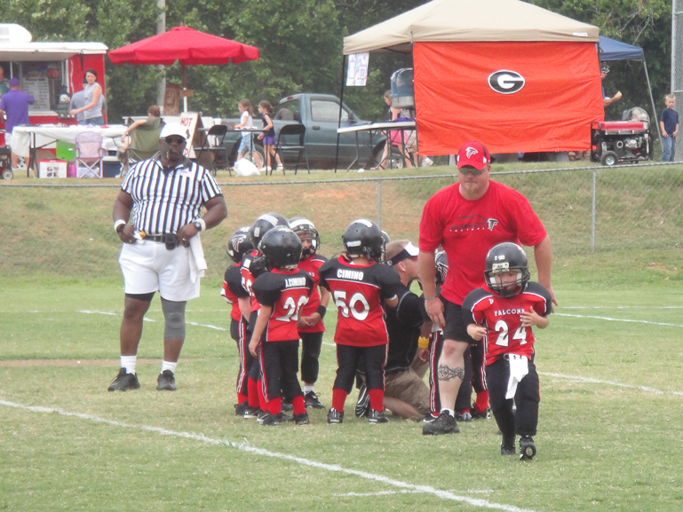 Grant Kis's first football game ( no.24)