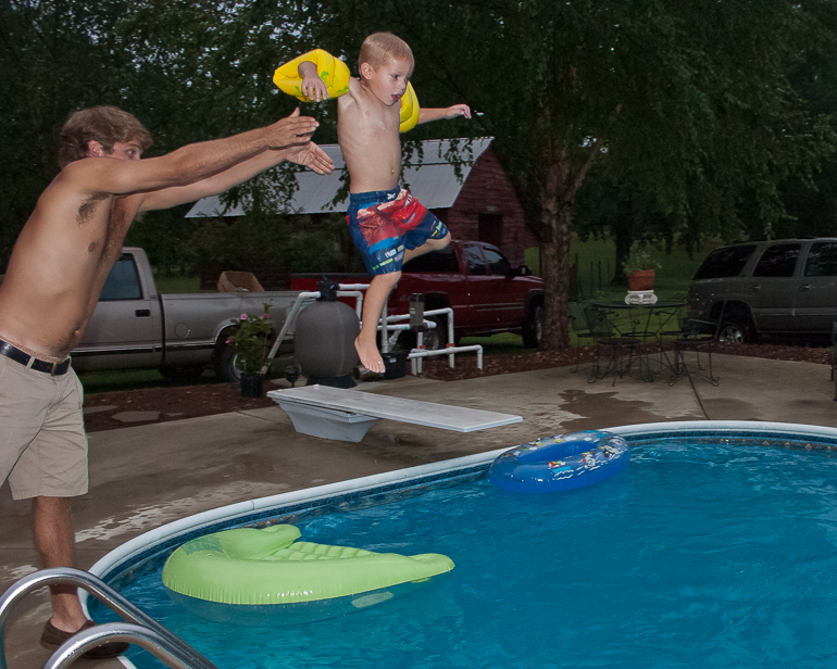 David Kish catches some air.  Launching pad provided by Jay Gibson.