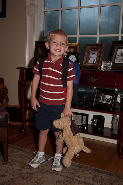 David Kish's first day of Pre-Kindergarten