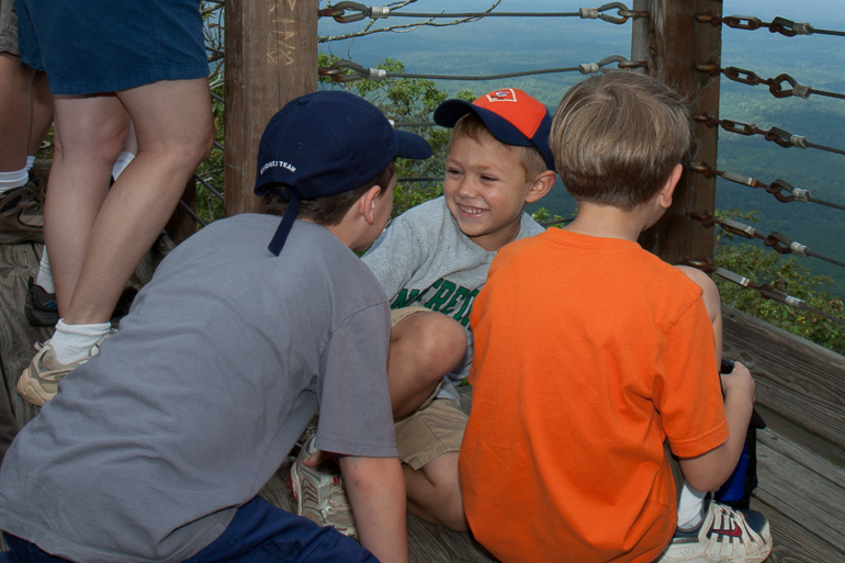 Grant Kish and friends, Cheaha State Park, AL.