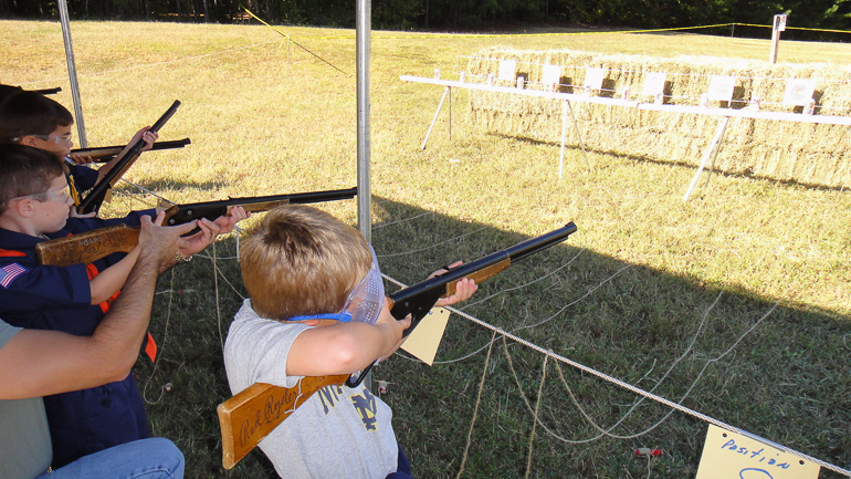 Grant Kish learns about BB Guns.