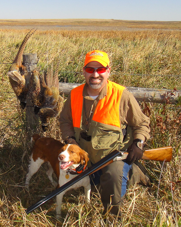 Pheasant Hunt, Onaka, South Dakota: Dave Kish & Maddie