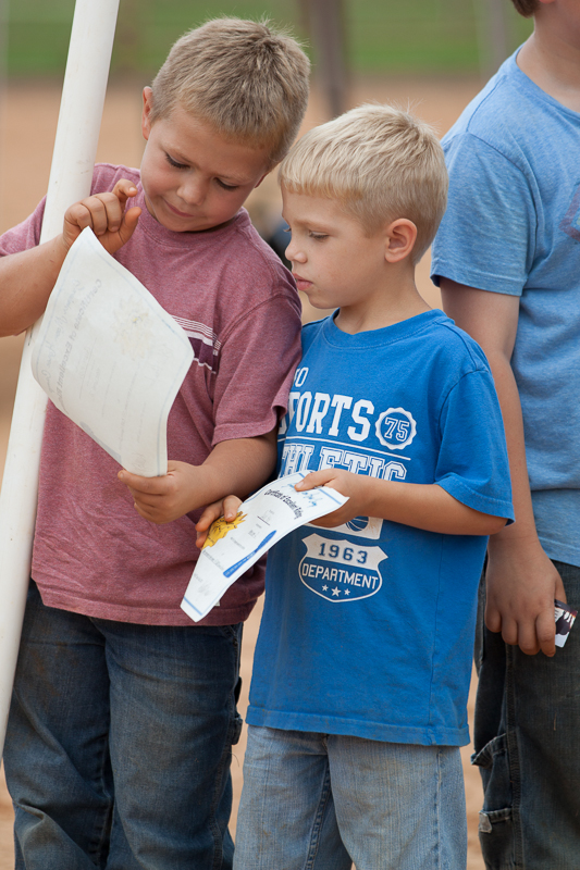 Grant & David Kish get their Horse Camp certificates.