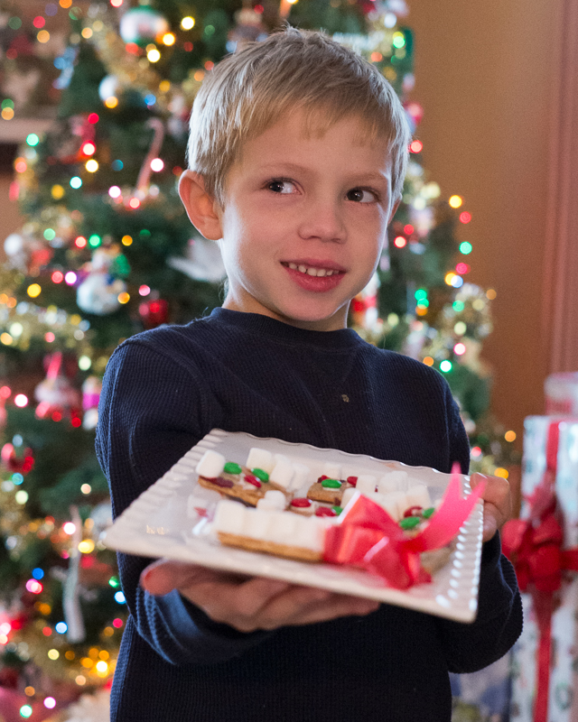 David Kish and his Christmas Grahams.